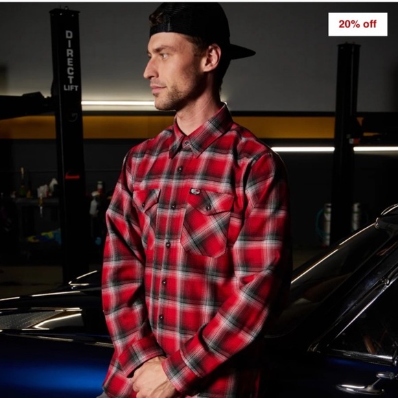 Dixxon So-Cal Speed Shop Flannel Large - Picture 2 of 10